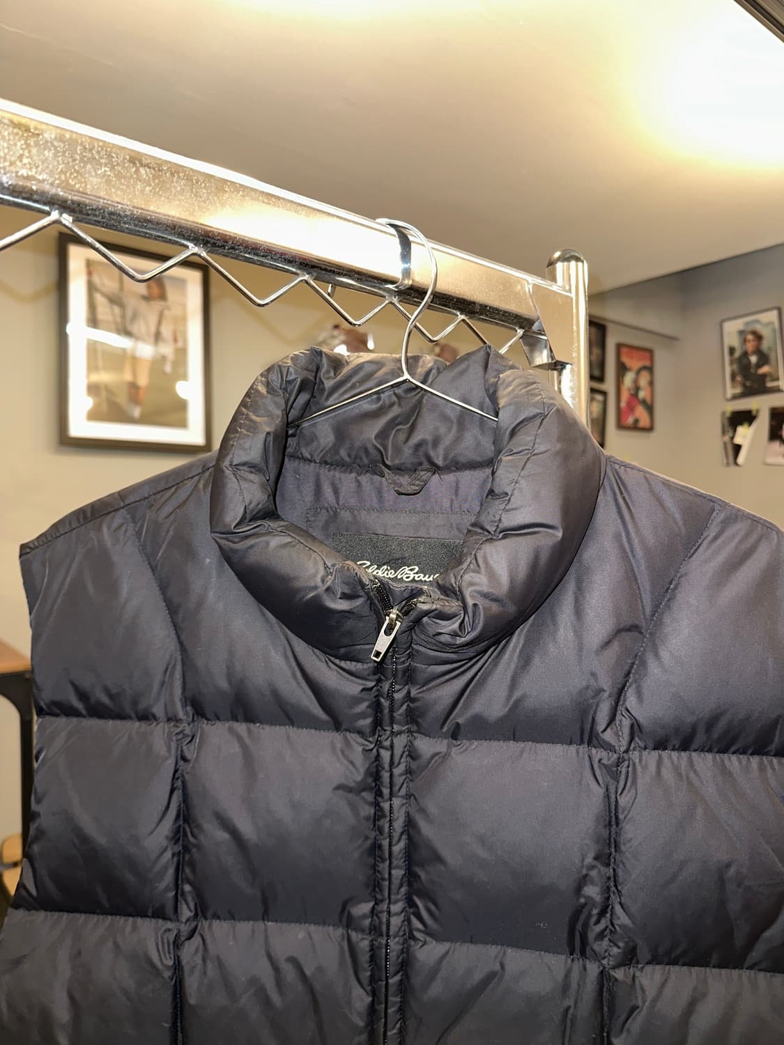 00’s Eddie Bauer quilted padded vest 상품이미지4
