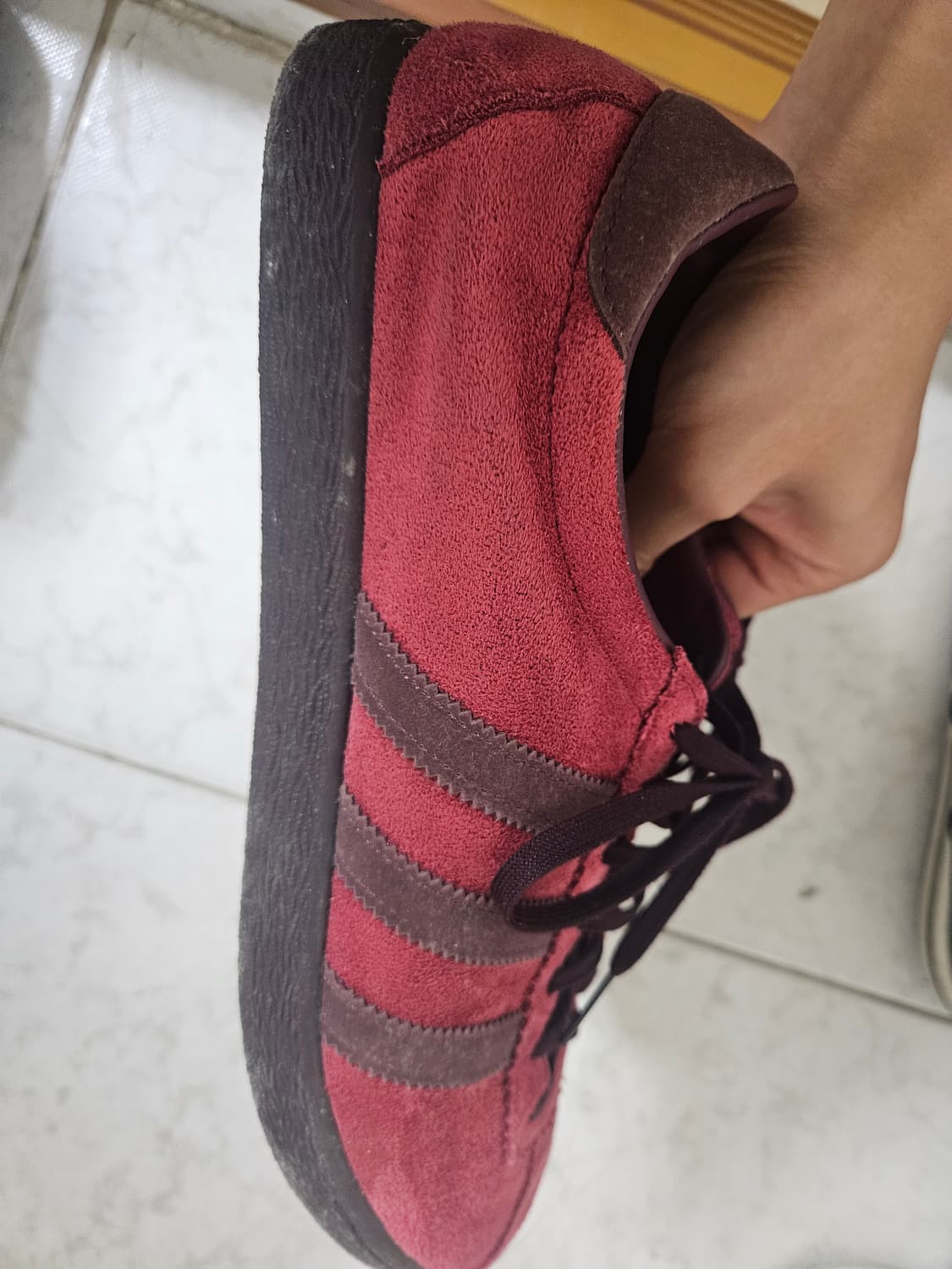 아디다스 토바코 그루엔 버건디 280 박스O 상품이미지3