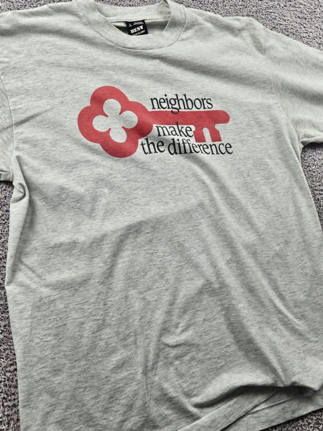 8~90's 프룻오브더룸 키뱅크 싱글스티치 롱슬리브 ( L )/11129 상품이미지9