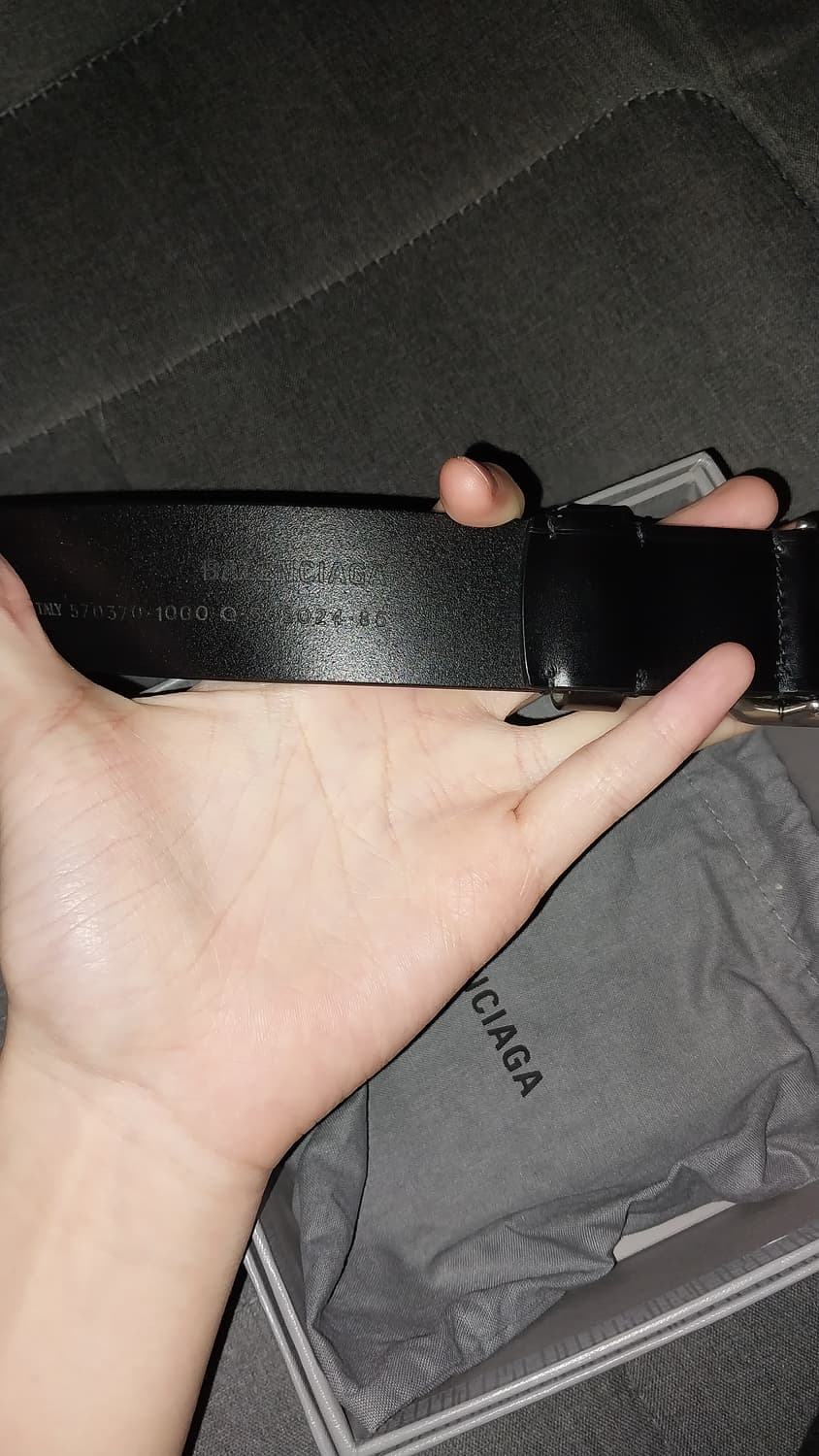 Balenciaga BB Silver-tone Belt 상품이미지3