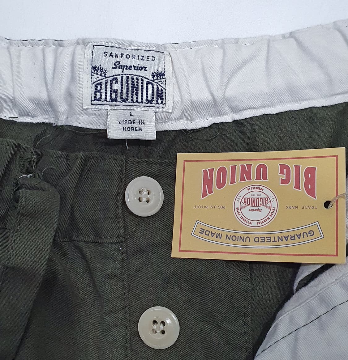 빅유니온 밴딩 이지팬츠 L (30~34) 포플린 상품이미지6