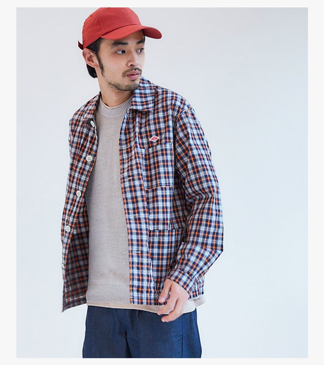 DANTON - CHECK SHIRT JACKET 상품이미지3