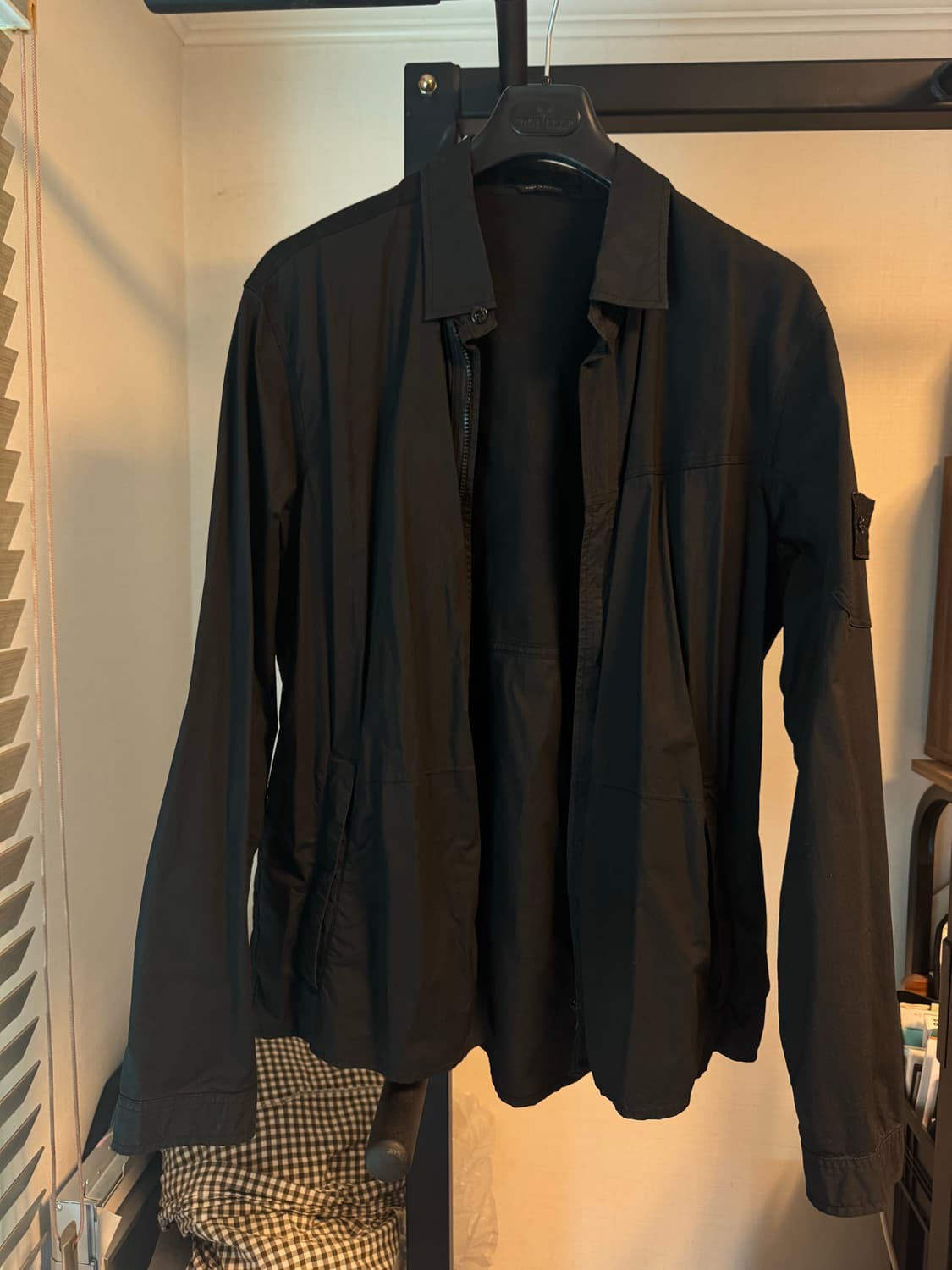 스톤아일랜드 고스트피스 오버셔츠 블랙 XXL 상품이미지2