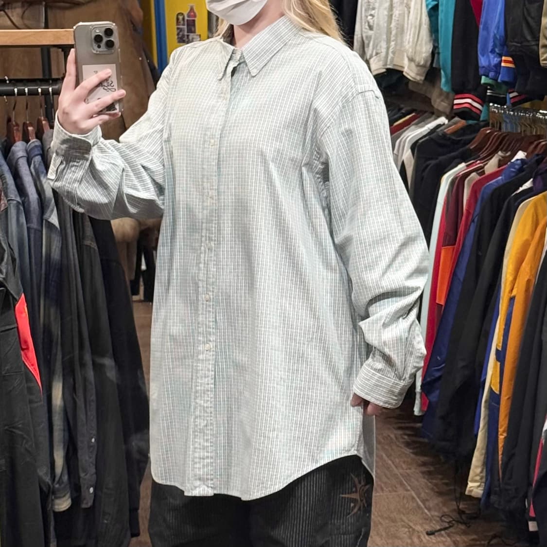 [HI] 폴로 랄프로렌 긴팔셔츠 체크 그린 상품이미지3