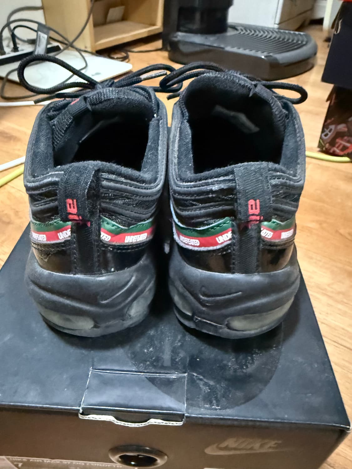 [250] 나이키 x 언디핏 에어맥스97 블랙 상품이미지6