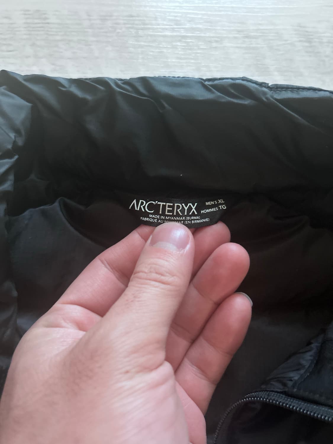 아크테릭스 세륨 LT 논후디 블랙 XL 상품이미지3