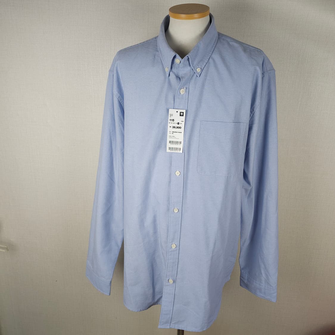 탑텐 긴팔남방 남자115사이즈 새상품  상품이미지1