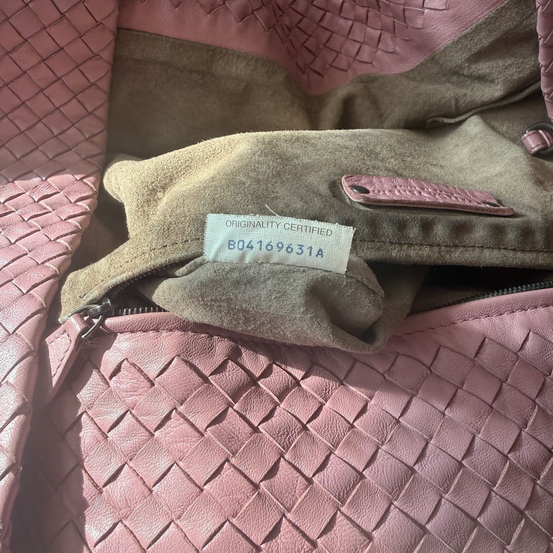 보테가 베네타 인트레치아토 fourre-tout 인디핑크 토트백 상품이미지8