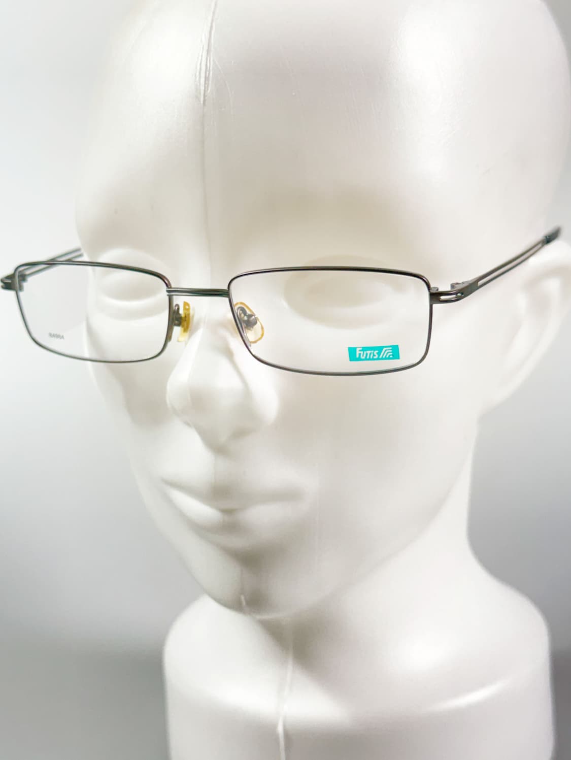 90s FUTIS 건메탈 슬림 스퀘어 프레임 빈티지 안경 상품이미지8