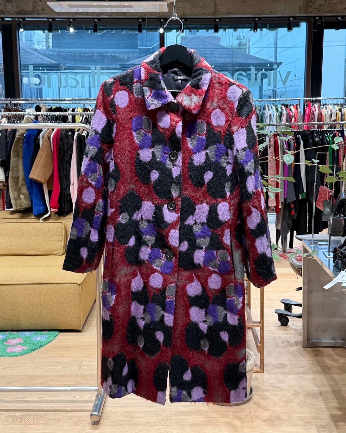 휴고 보스 바이올렛 멀티 울 코트 상품이미지1