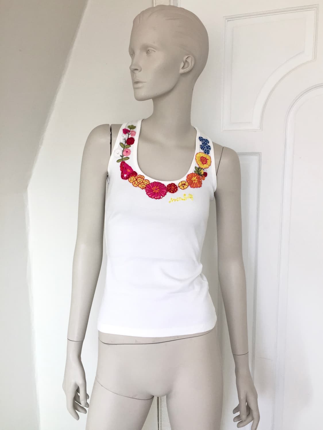 Miss Sixty Floral Embroidery Tank Top 상품이미지2