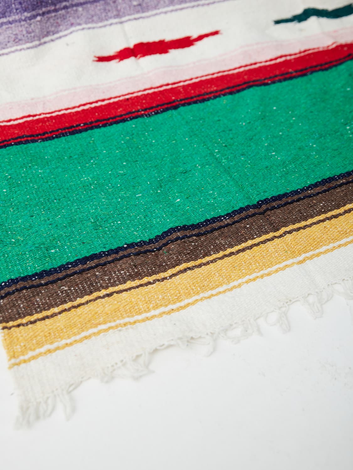 Vintage Mexican rug(green) 상품이미지4