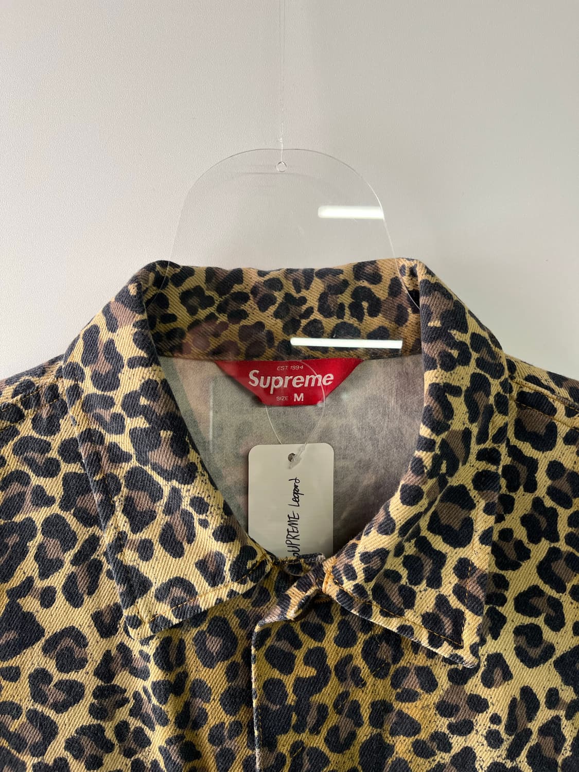 2015SS 슈프림 레오파드 트러커 자켓 상품이미지3