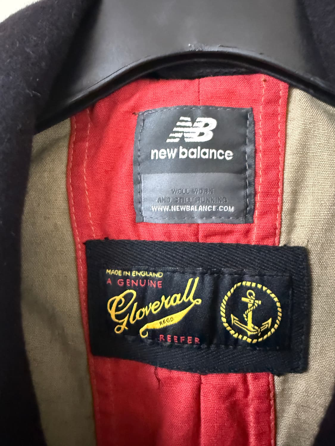 New balance X Gloverall pea coat 피 코트 상품이미지4