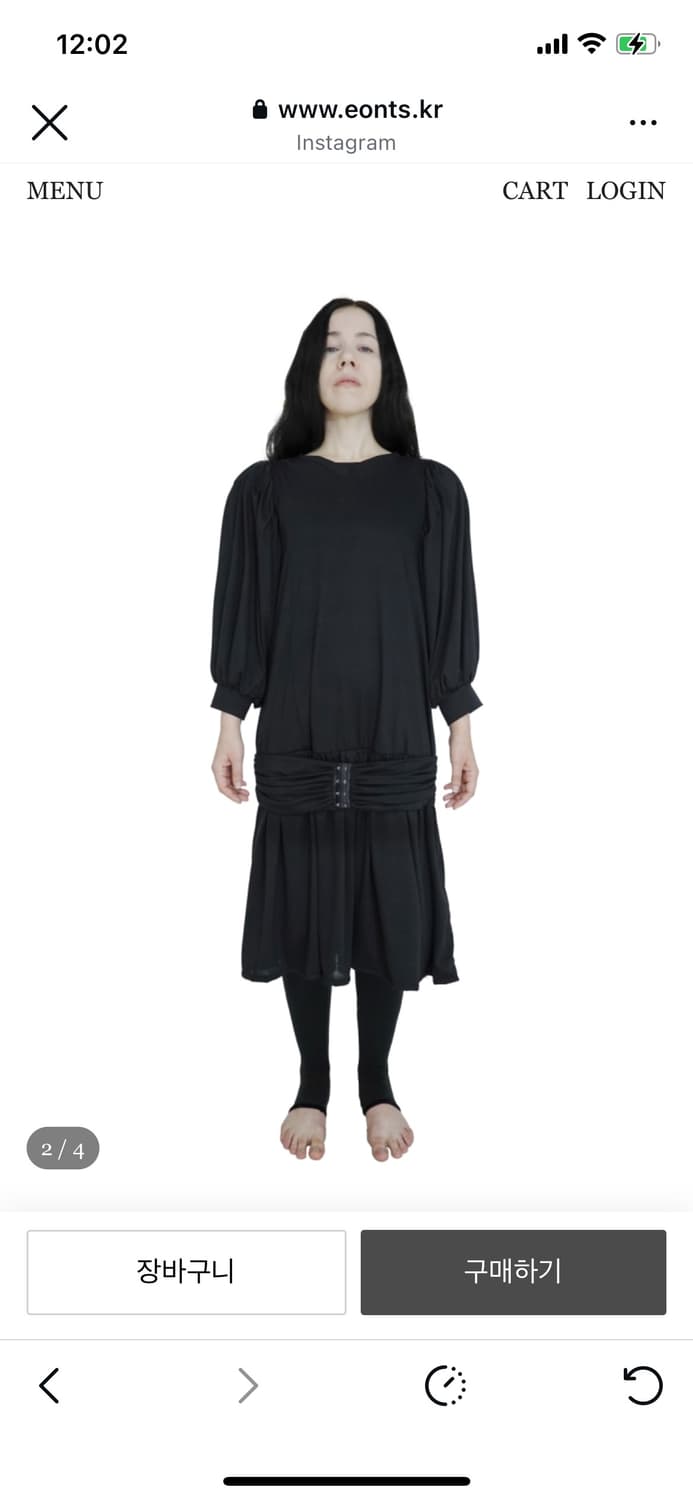 에옹쓰 아르누보 드레스 그레이>블랙 교환하실분 구해요 상품이미지2