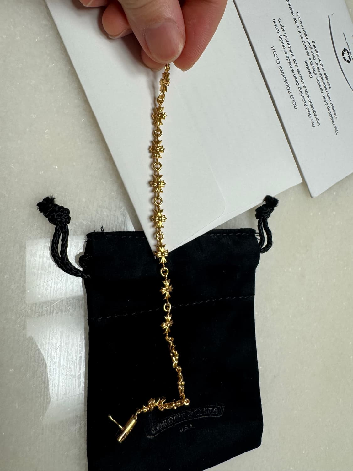 크롬하츠 타이니 팔찌 22k(12링크) 상품이미지1