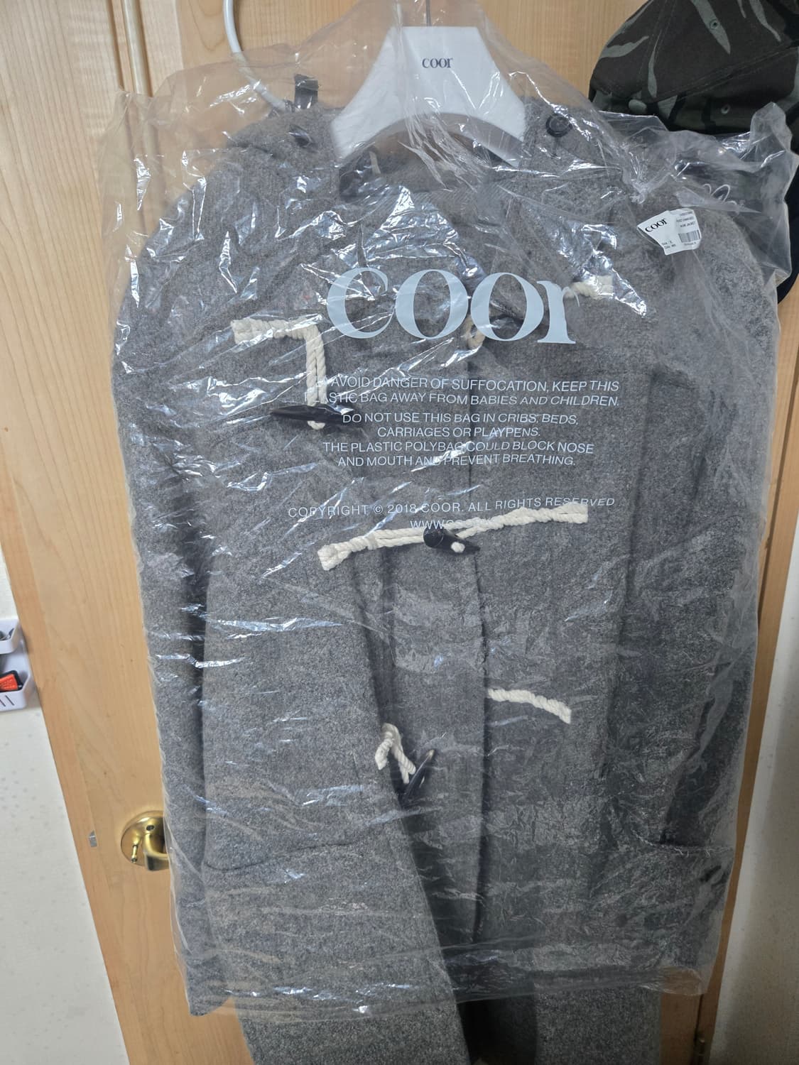 쿠어 울 몬티 더플코트 [L] 새상품급 m교환가능 상품이미지1