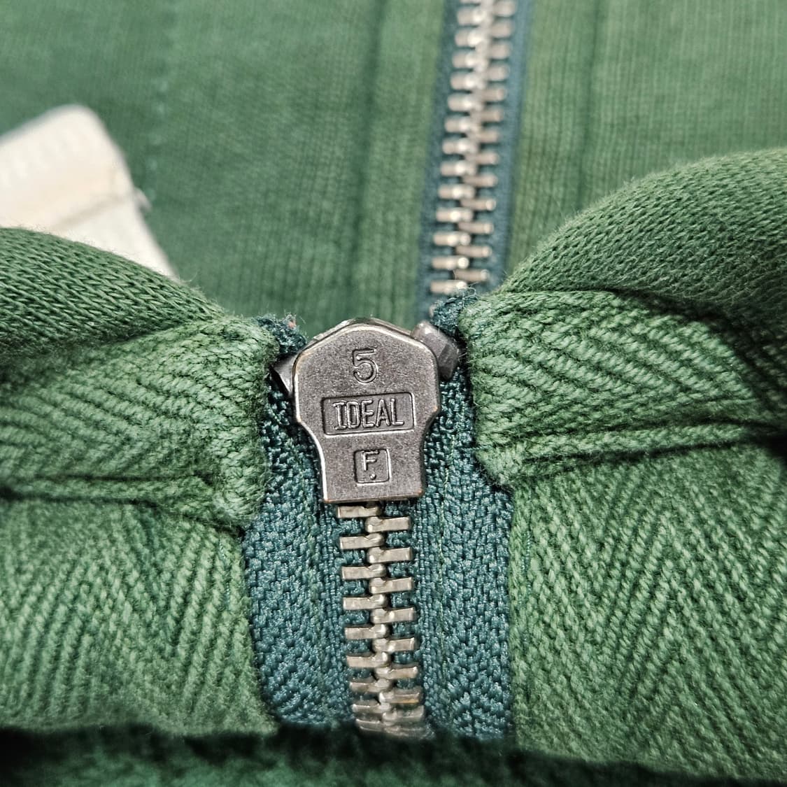 XL) 00's 폴로 랄프로렌 그린 기모 후드집업 상품이미지5