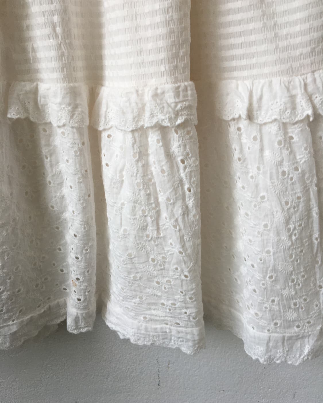 Punching layer point long skirt 상품이미지2