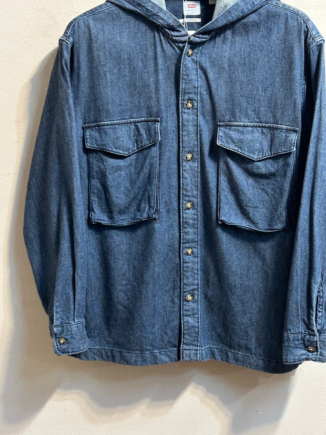 리바이스 오버사이즈 데님 후드 셔츠 상품이미지3