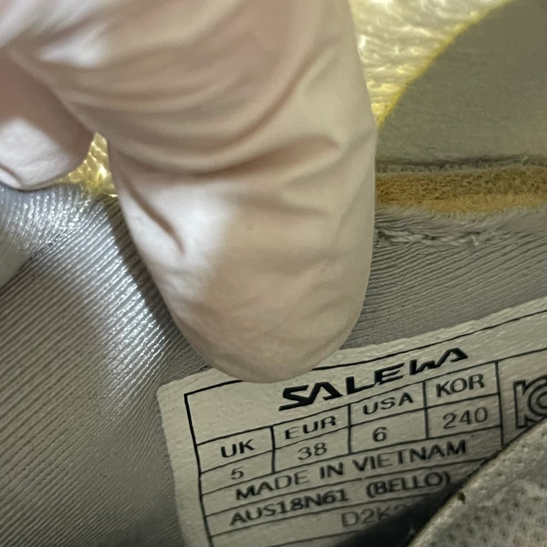 682) SALEWA 살레와 초경량 스니커즈 240mm 상품이미지8