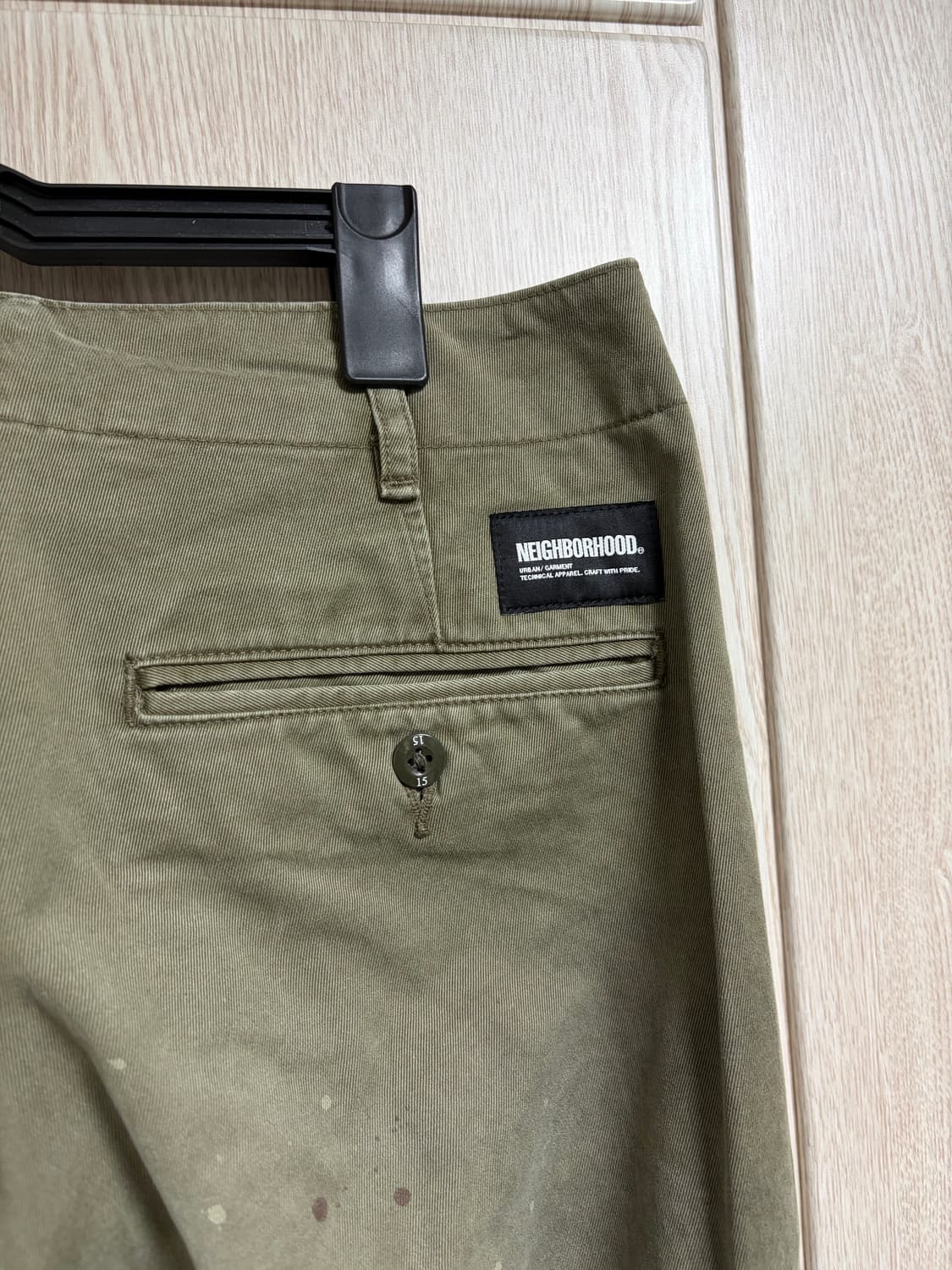 네이버후드 23aw Savage 치노 올리브 M 상품이미지7