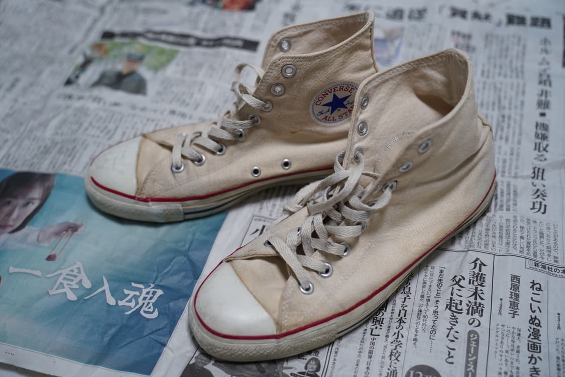 90s converse high parchment(made in usa) 상품이미지1