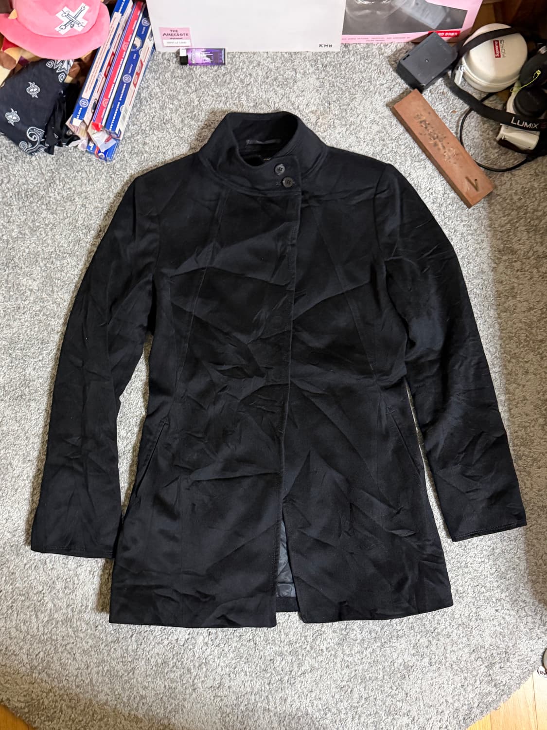 atelier sab 로로피아나 울 버튼 코트 상품이미지1