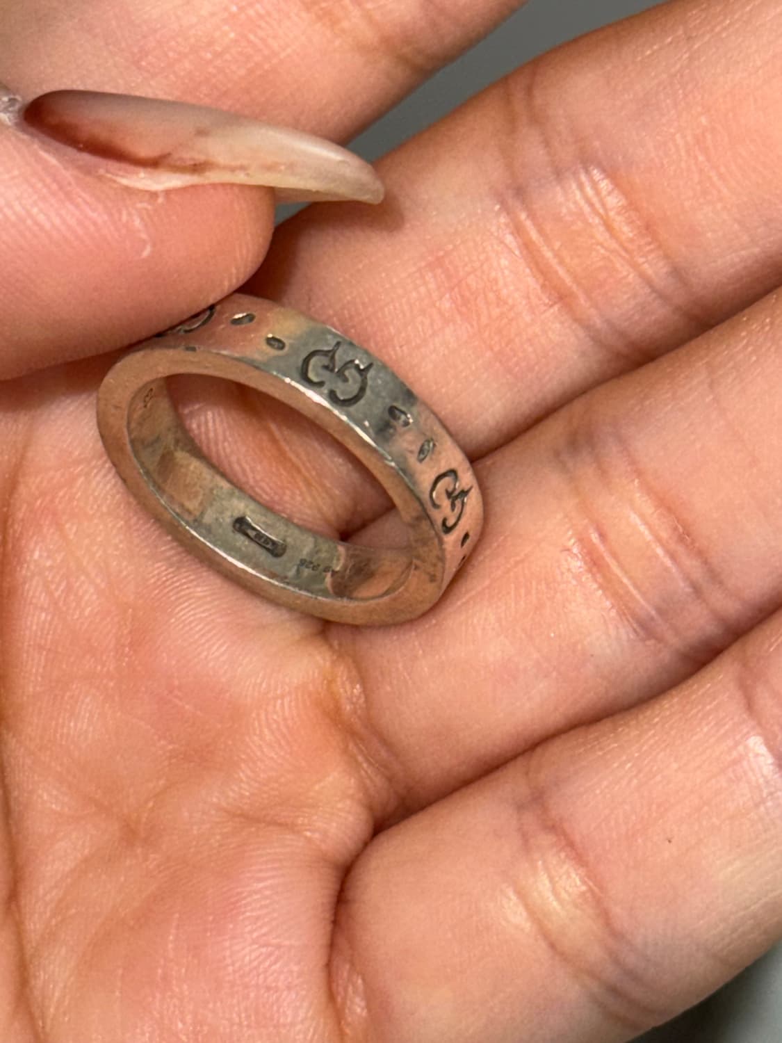 구찌 실버 고스트링 3.8mm 13호 상품이미지5