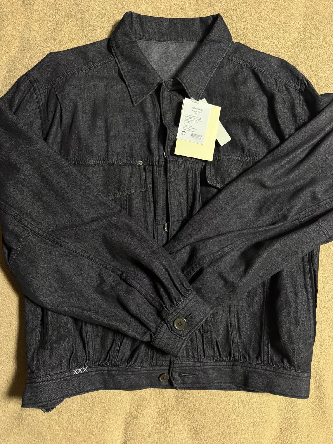 4) 폴리테루 올드맨 데님 트러커 자켓 다크 인디고 상품이미지1