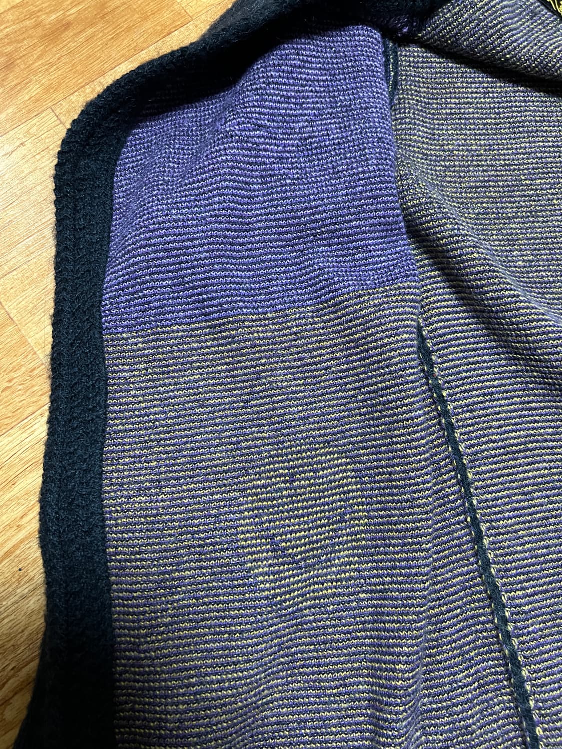 유일매물 L) 니들스 스튜디오스 모헤어 빠삐용 가디건 블랙 상품이미지4