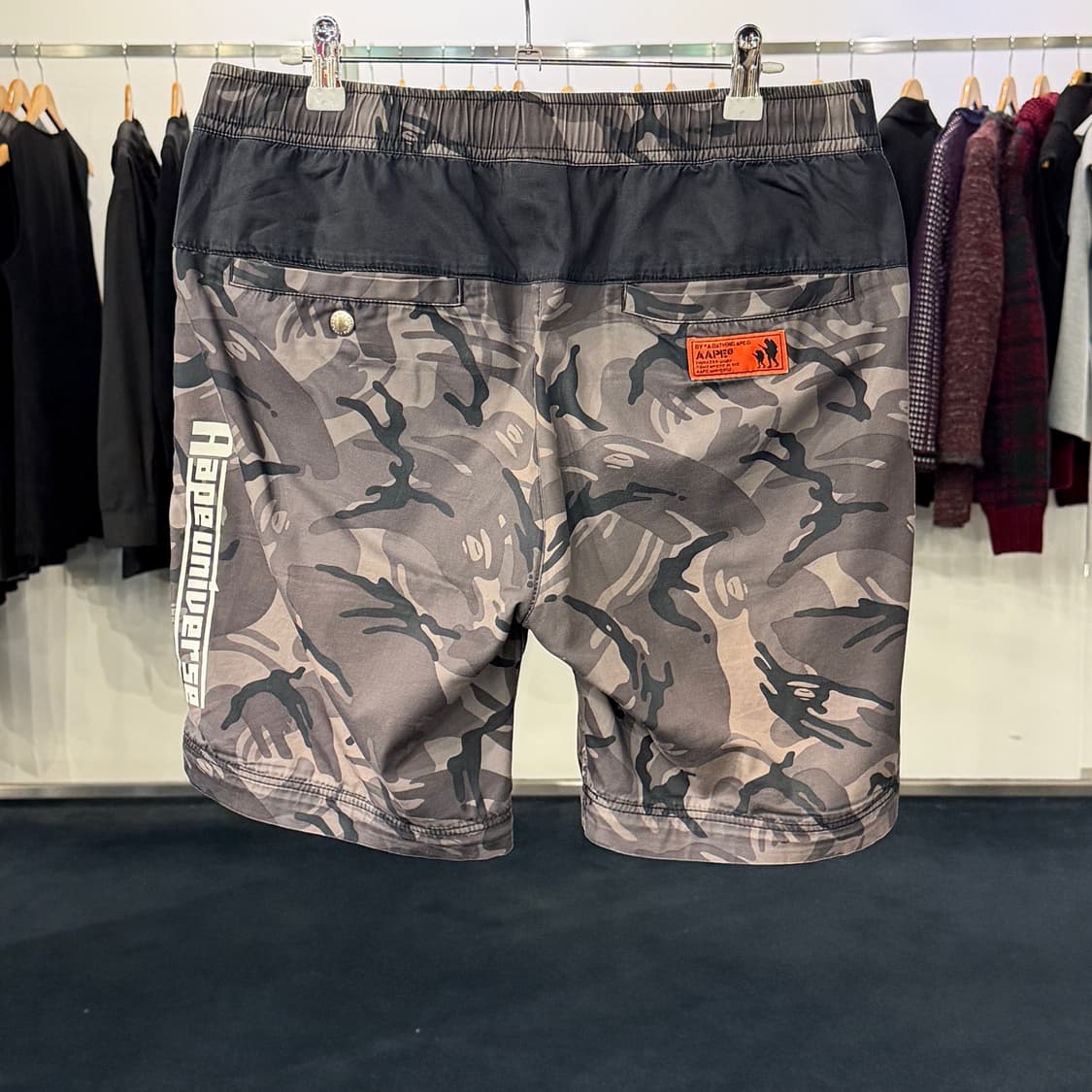 [S] AAPE UNVS 카모 반바지 상품이미지2