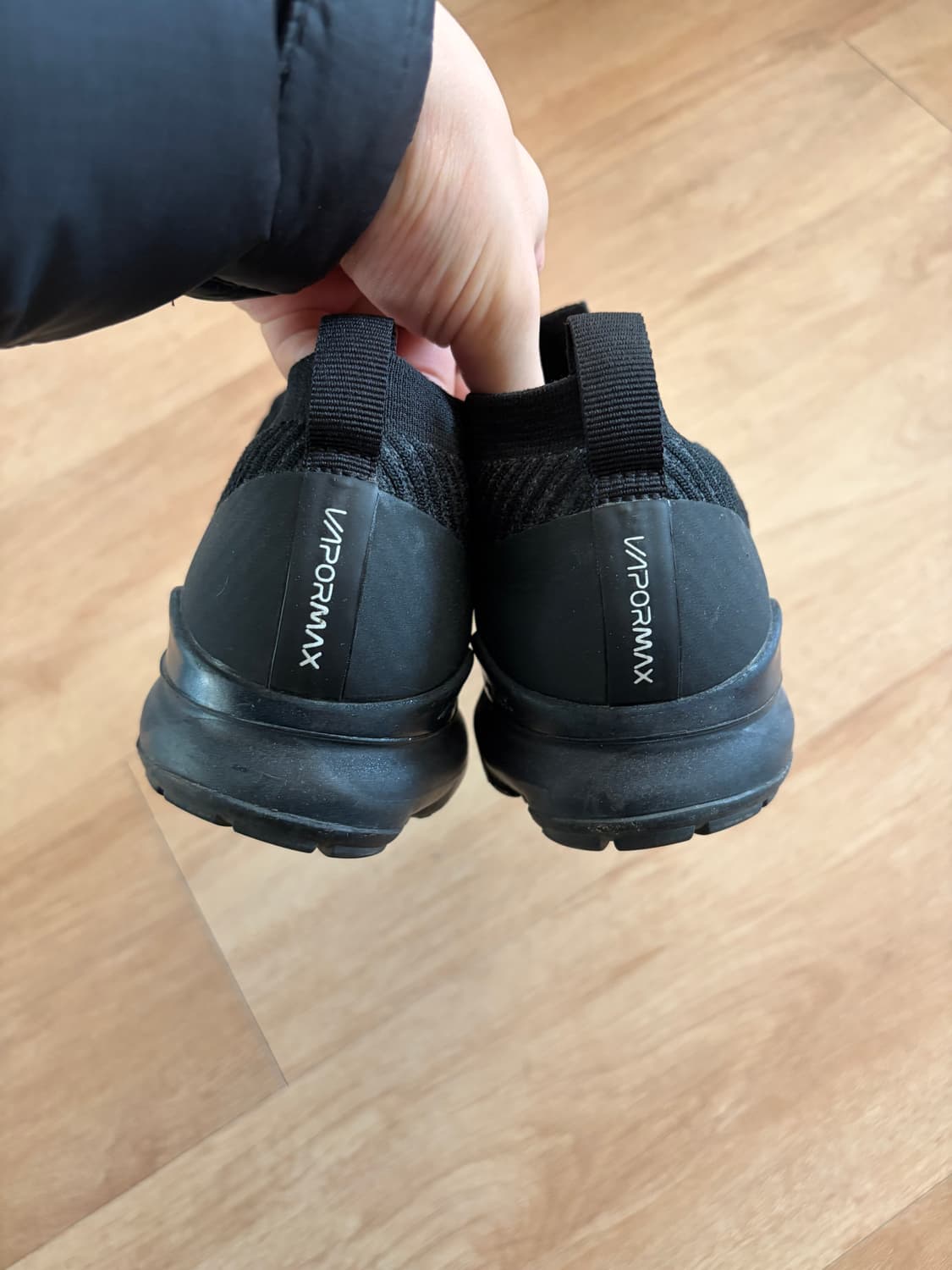 나이키 에어 베이퍼맥스 플라이니트 올블랙 265 상품이미지4