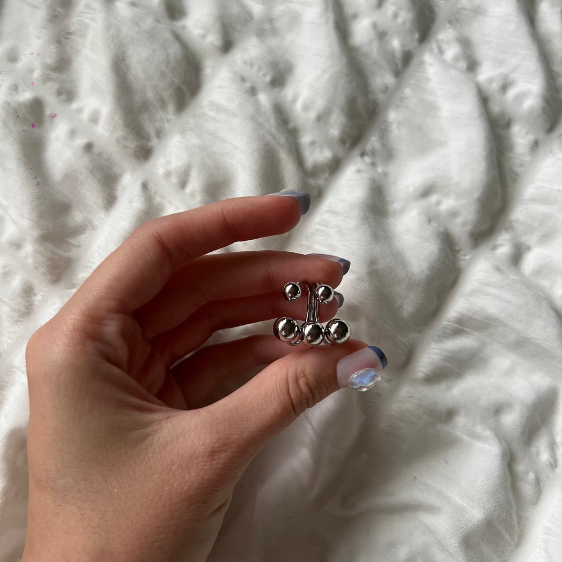 ⚪ 파이브 스피어 반지 상품이미지3