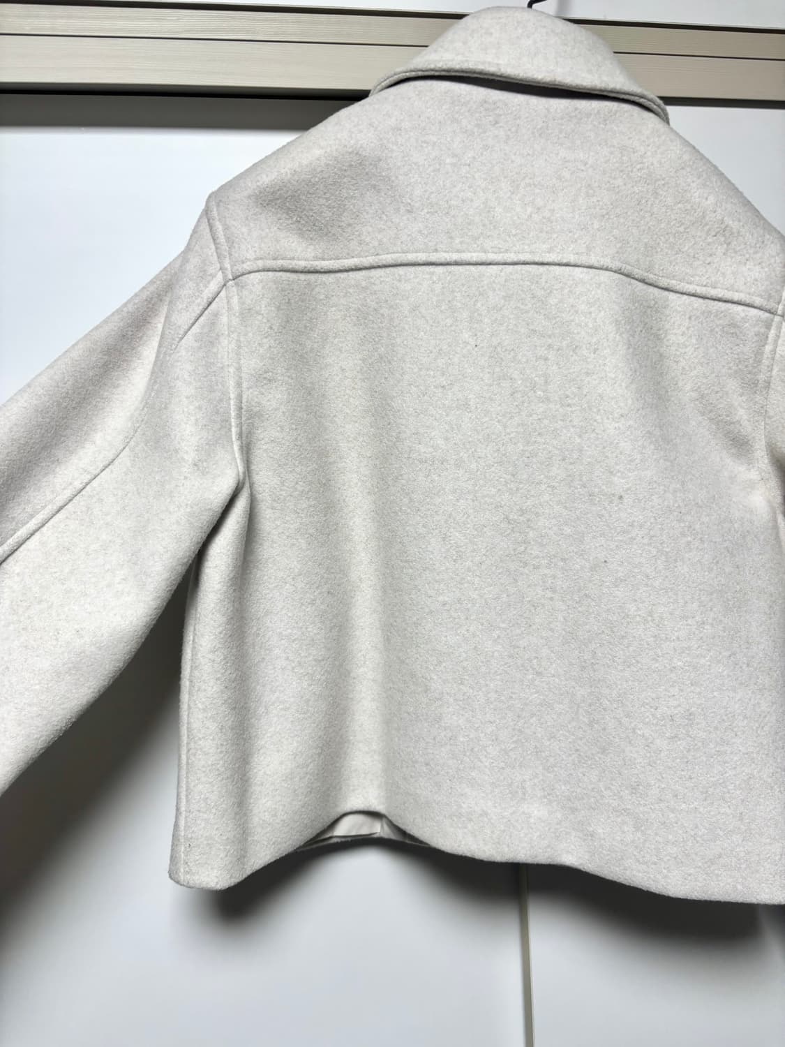 자라 Zara 아이보리 가을/겨울 자켓 S 상품이미지2