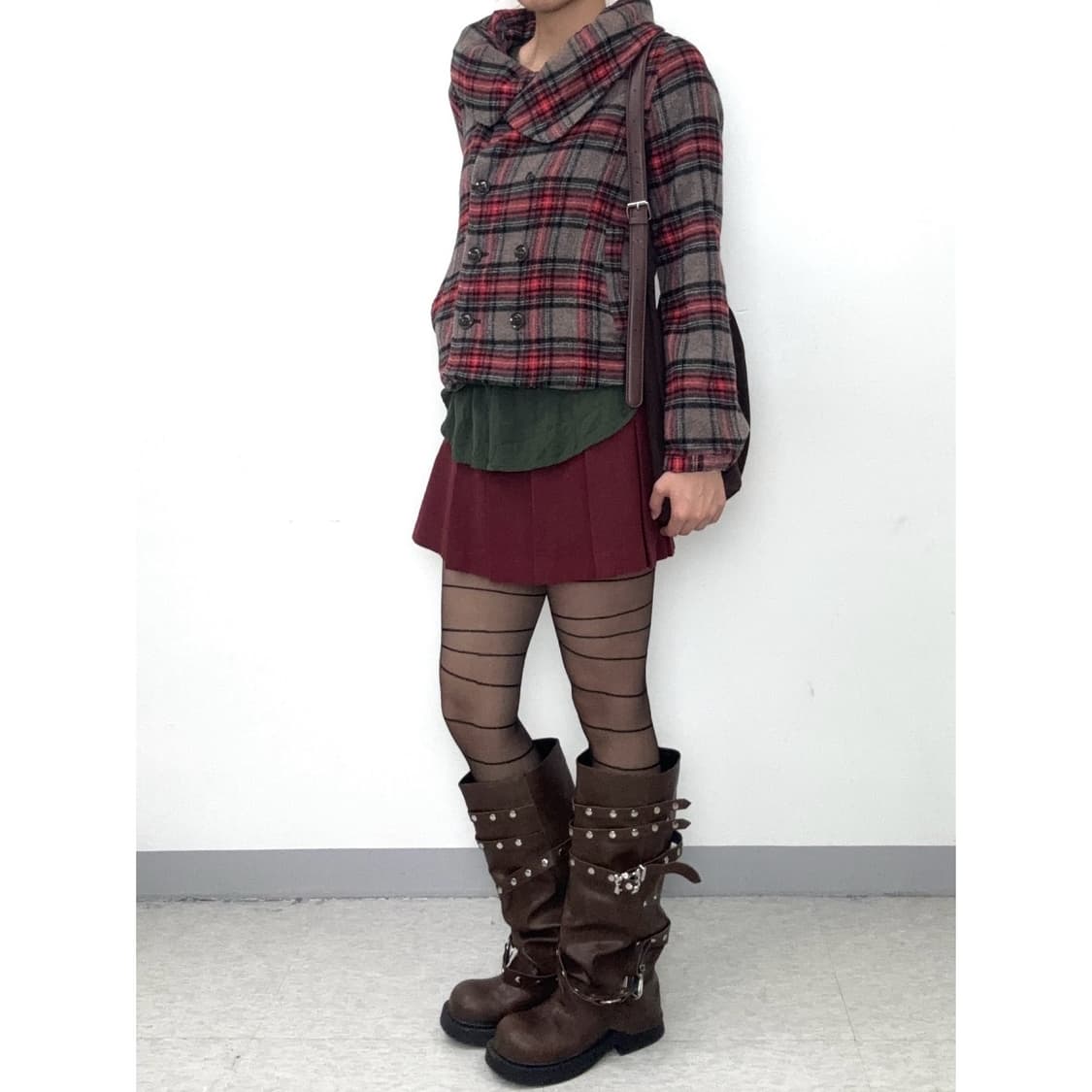 빈티지 더블 코트 자켓 상품이미지3