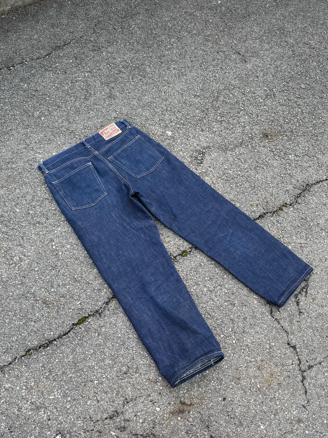 브론슨 논스탁 셀비지 로우 데님 팬츠 (Lot 6001) 상품이미지3