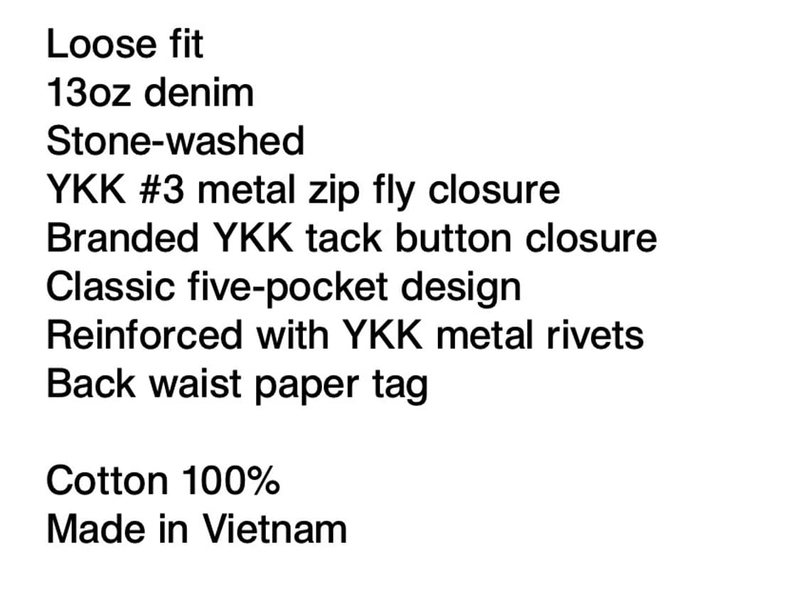 Loose Jeans Dusty Mud XL 상품이미지5