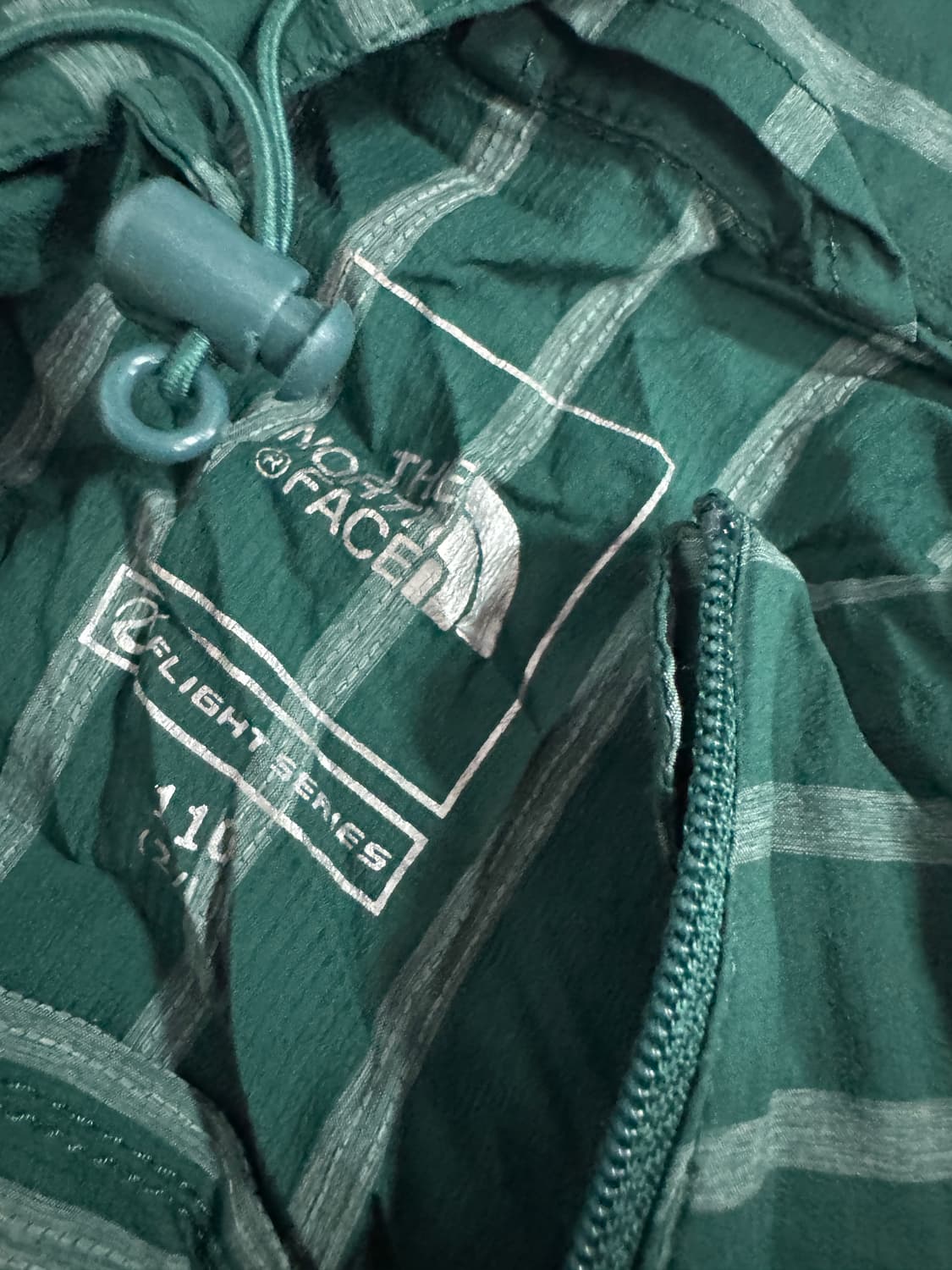 희귀!! 노스페이스 초경량 스트라이프 후드 바람막이 L 상품이미지3