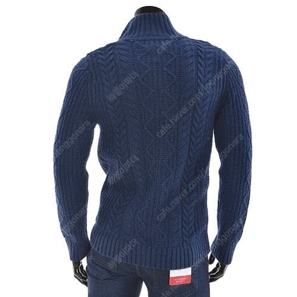 타미힐피거 하이넥 케이블 집업 가디건(100) 새상품 상품이미지5