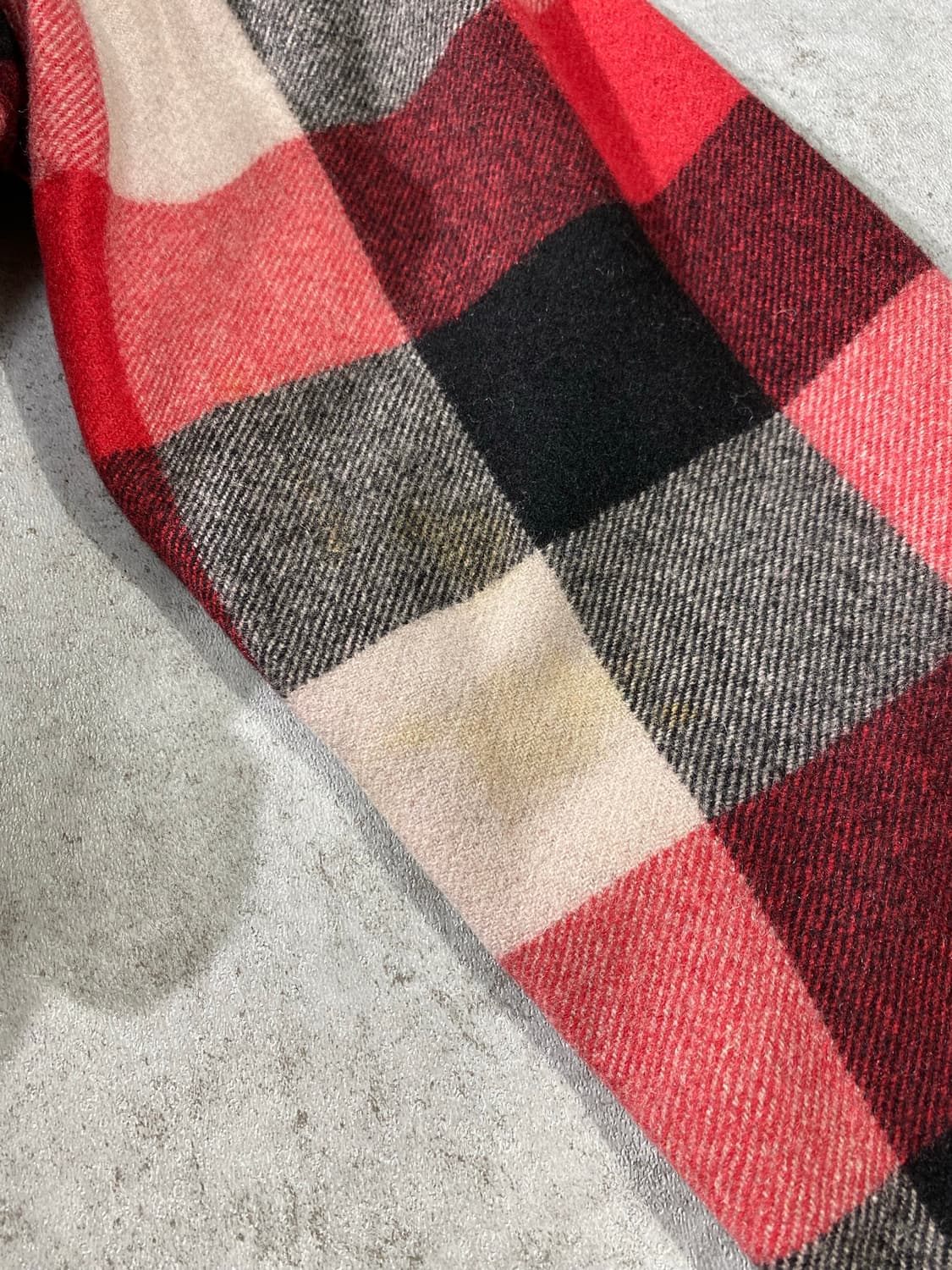 [M] Mcgregor 맥그리거 빈티지 시어링 울 체크 자켓 상품이미지7