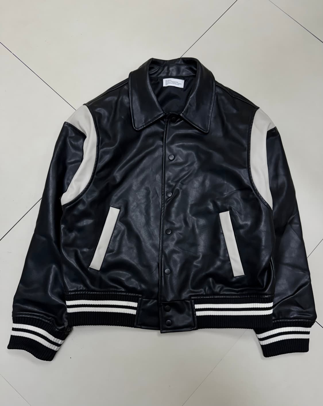 파르티멘토 레더 바시티 스타디움 자켓 상품이미지1