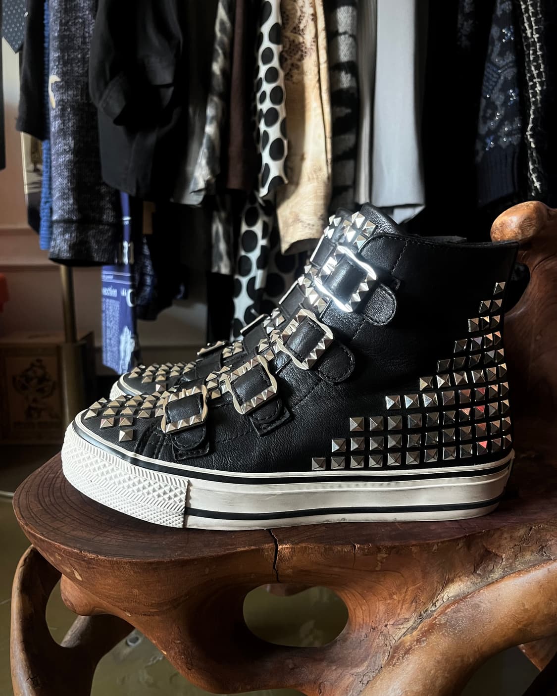 Ash Archive Rock Studs Leather Sneakers 상품이미지5