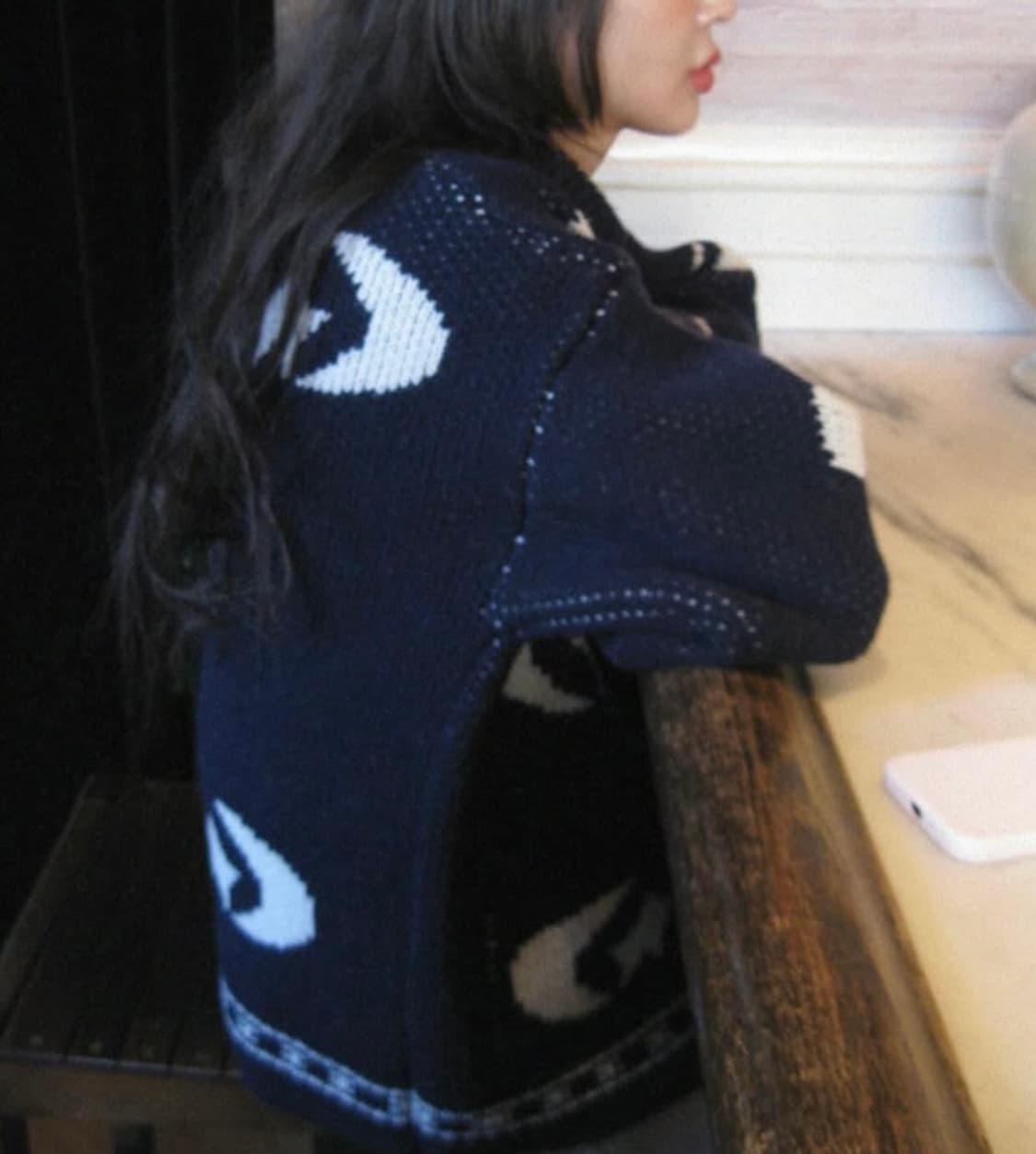 스무드무드 코위찬 가디건 네이비 상품이미지4