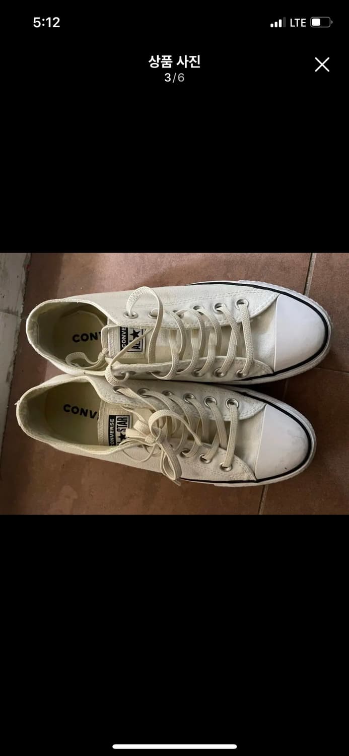 컨버스 척테일러 1970 로우 리프트 화이트 240 245 250 상품이미지3