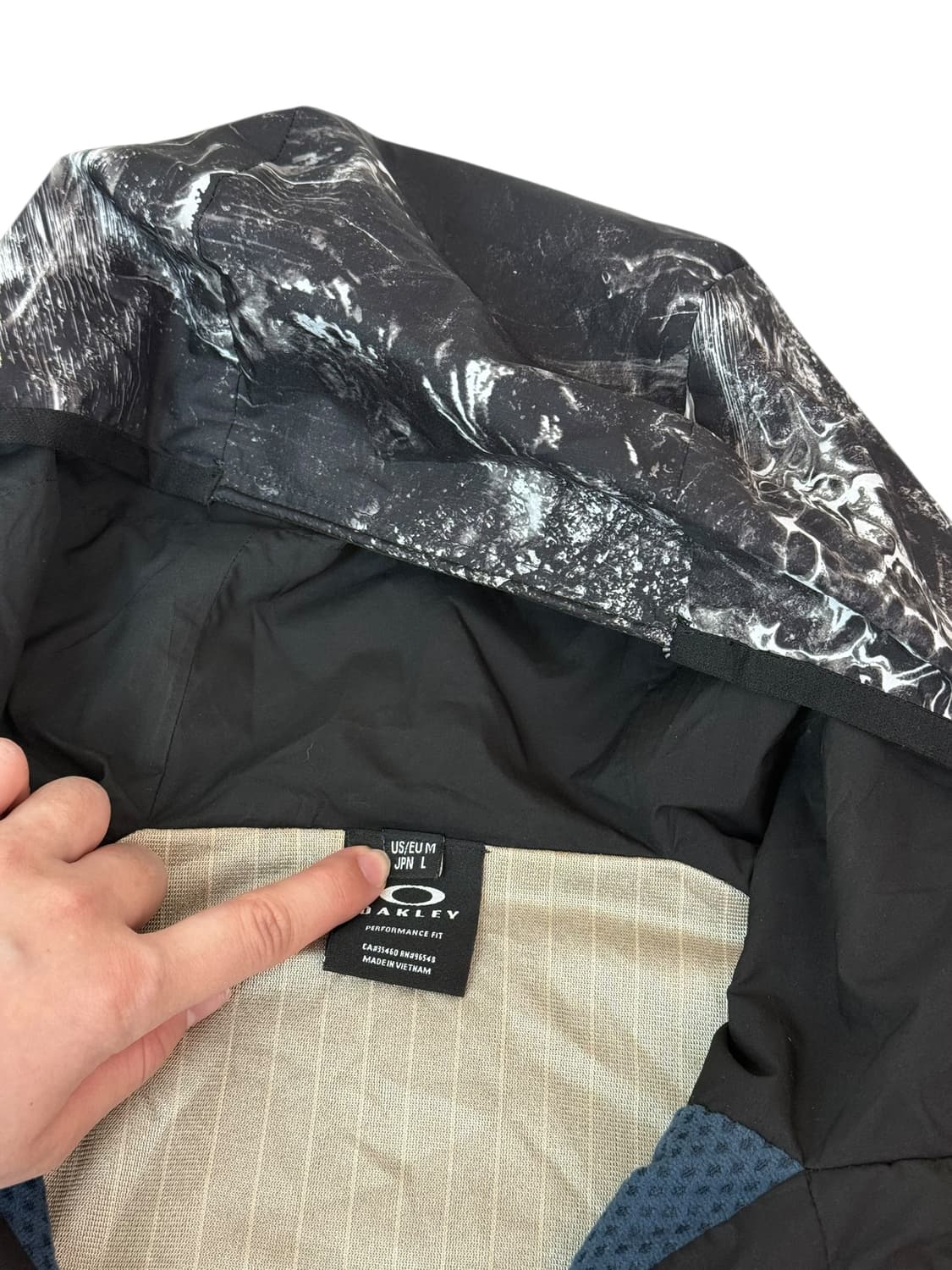 오클리 패턴 후드 바람막이 상품이미지8