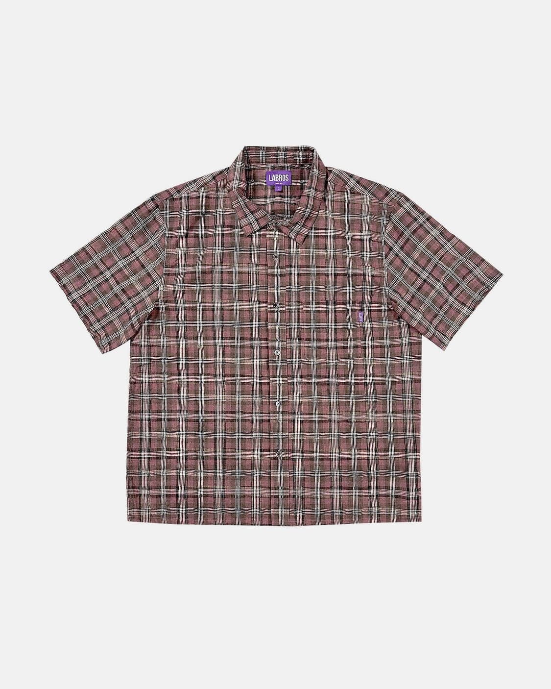 [M] 라브로스 폴 플레드 셔츠 레드 상품이미지1