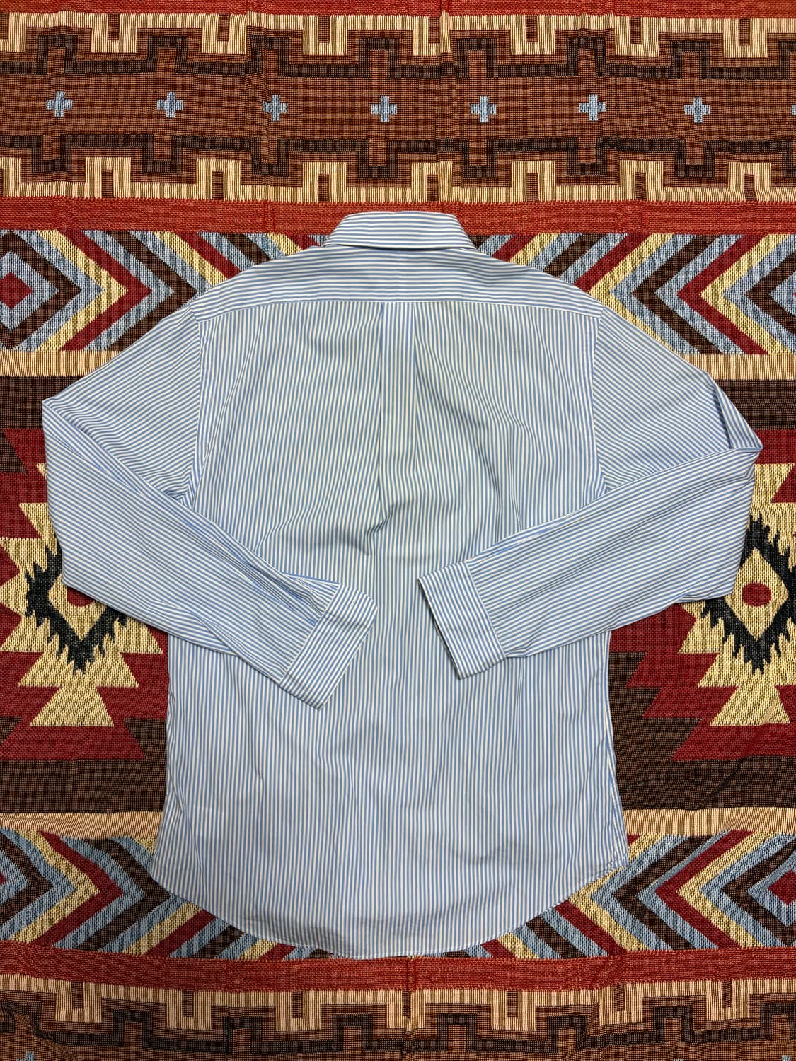 L)폴로 랄프로렌 슬림핏 스트라이프 셔츠 하늘색 상품이미지5