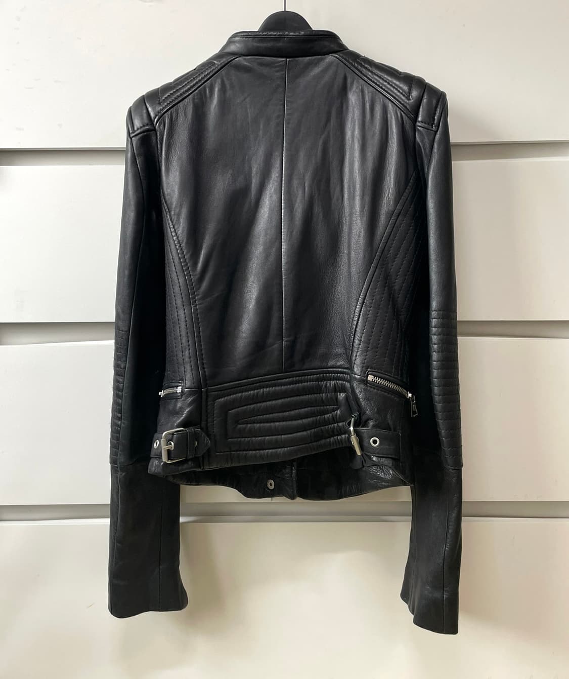 ZARA 자라 양가죽 재킷 블랙 S(44~)사이즈 가죽자켓 상품이미지3
