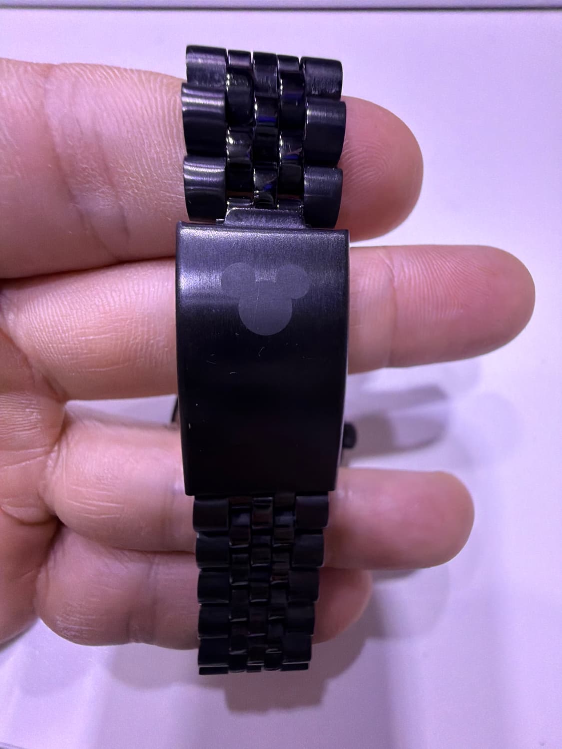 디즈니 미키마우스 데이저스트 블랙 메탈밴드 손목시계 상품이미지3